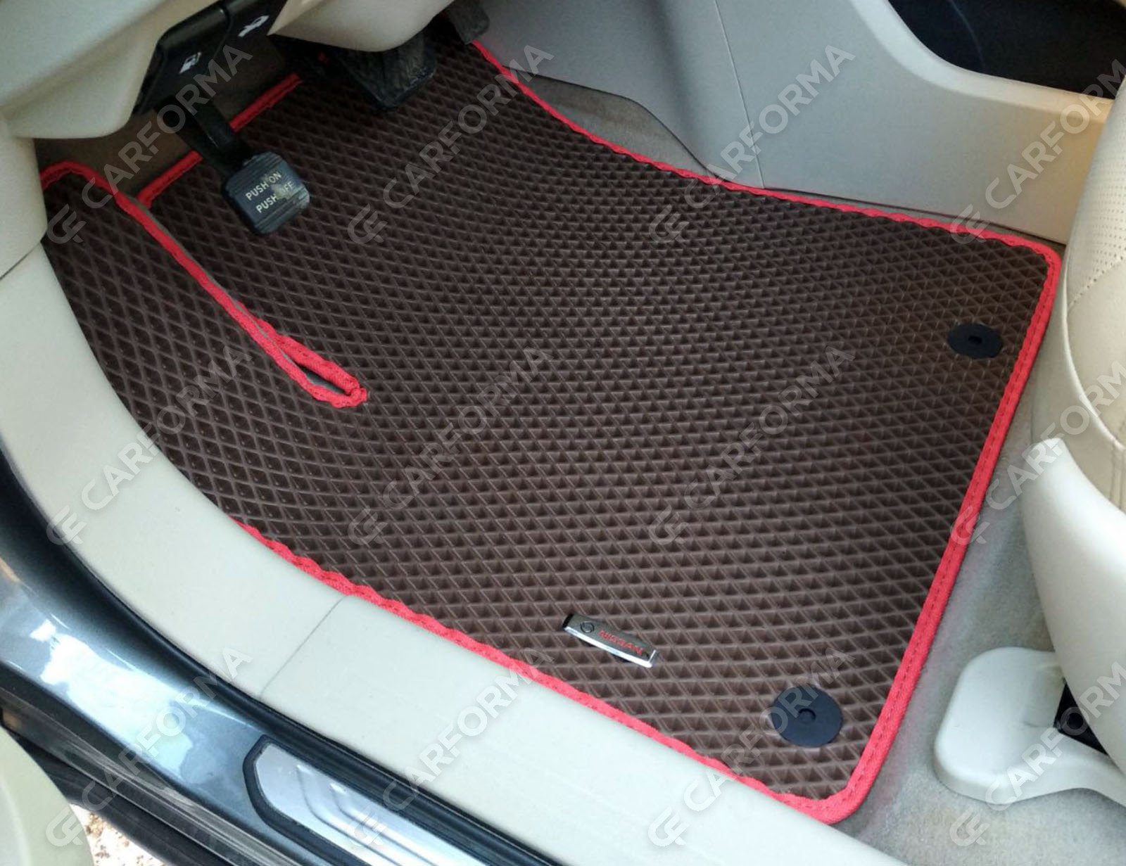 Ворсовые коврики на Nissan Murano (Z52) 2014&nbsp;-&nbsp;2022 в Калуге