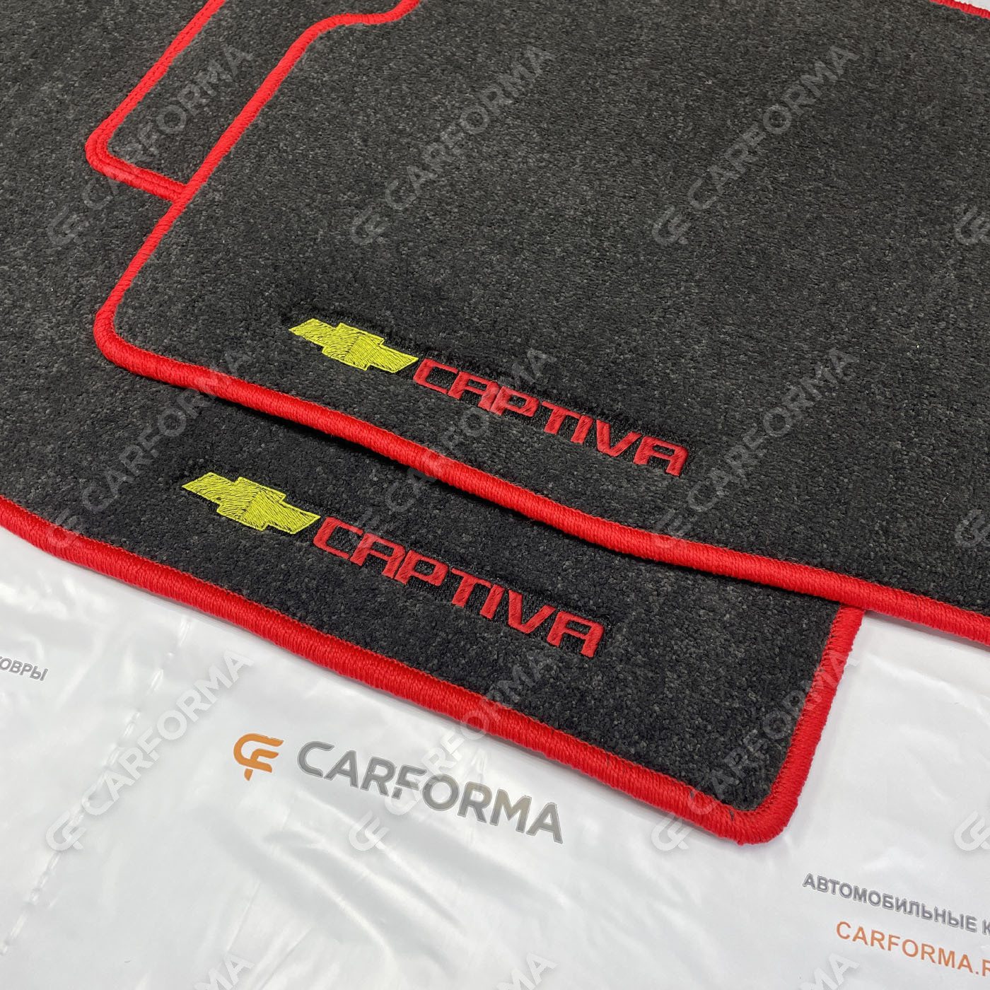 Ворсовые коврики на Chevrolet Captiva 2006&nbsp;-&nbsp;2016 в Калуге