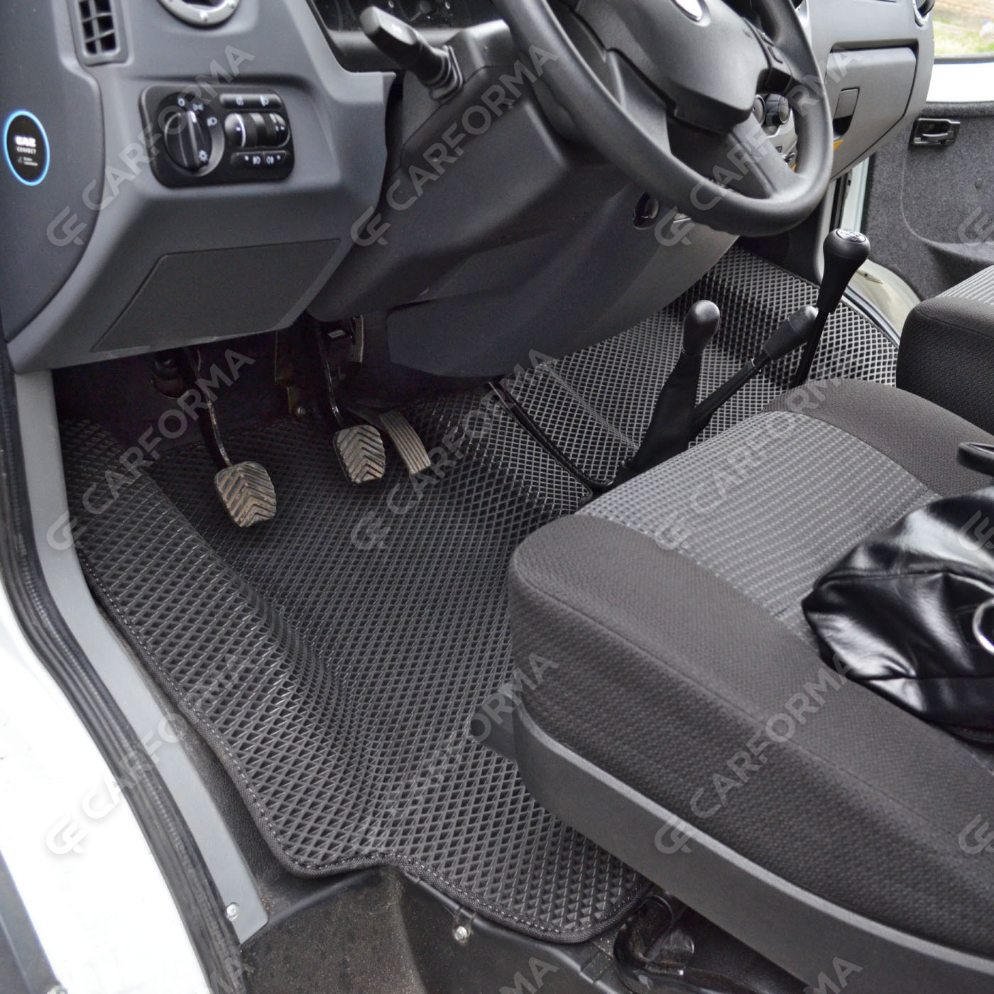 Ворсовые коврики на ГАЗ Соболь Комби грузопассажирский 1998&nbsp;-&nbsp;2026 в Калуге