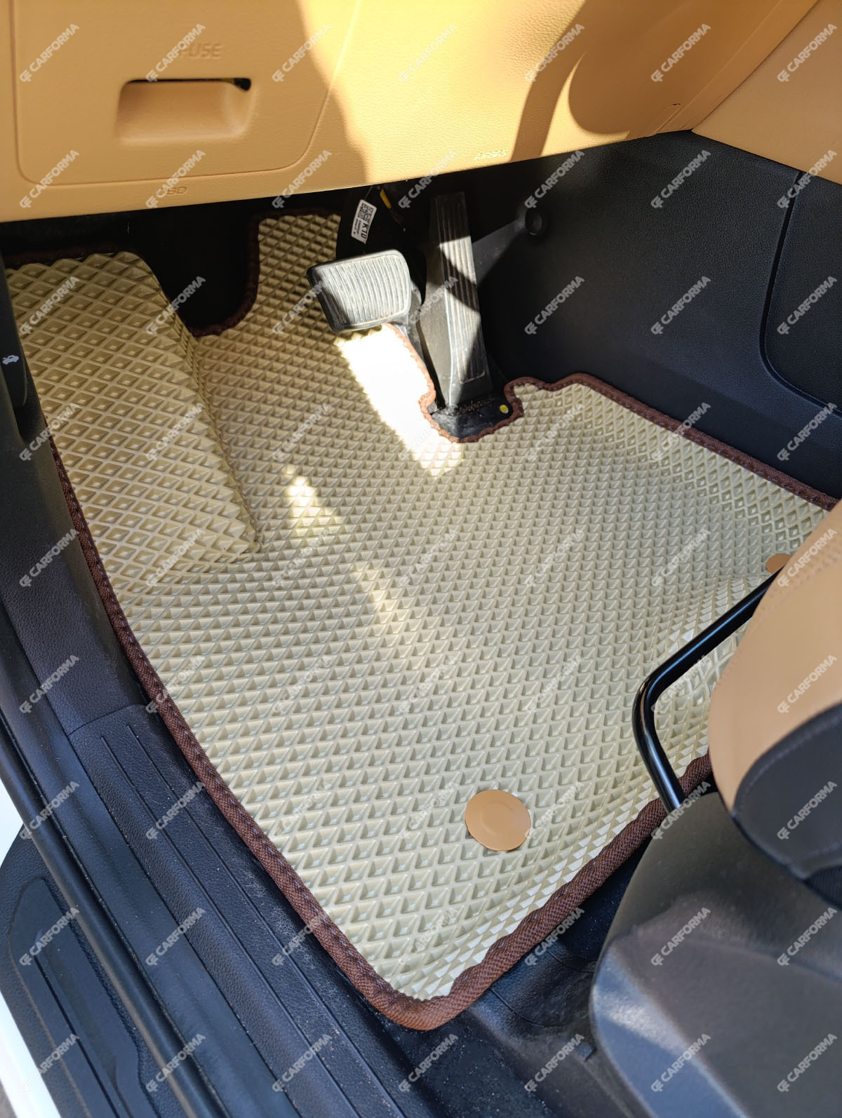 Коврики на KIA Carnival IV 7 мест без оттоманок 2020&nbsp;-&nbsp;2025 в Калуге