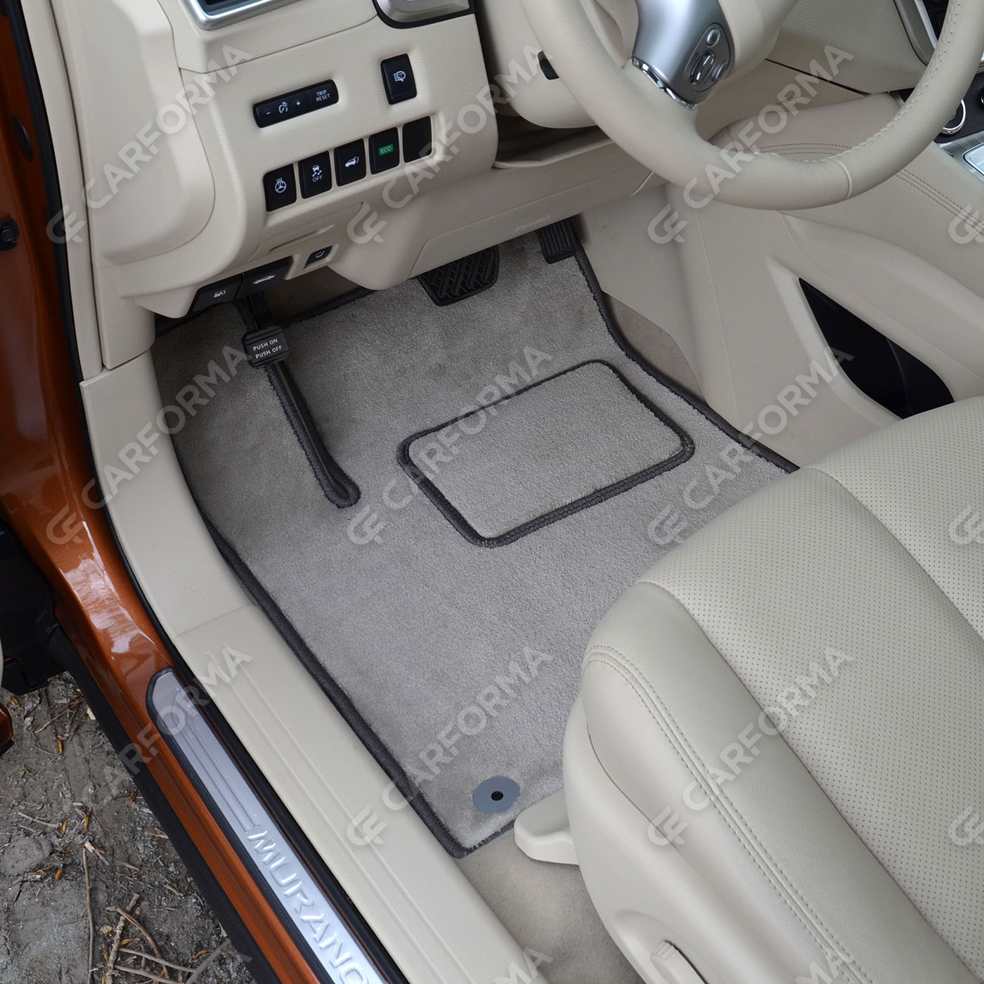 Ворсовые коврики на Nissan Murano (Z52) 2014&nbsp;-&nbsp;2022 в Калуге