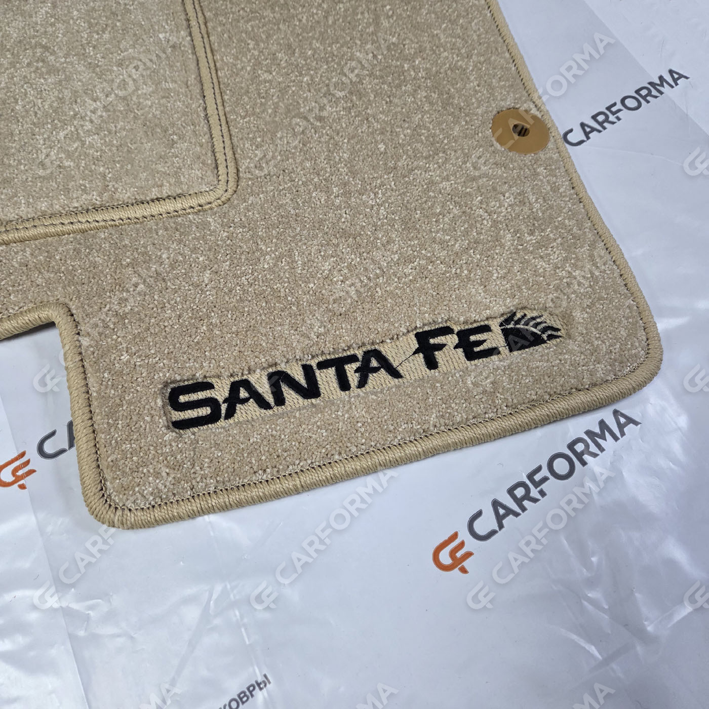 Водительские eva коврики  Hyundai Santa Fe II 2005&nbsp;-&nbsp;2012 в Калуге