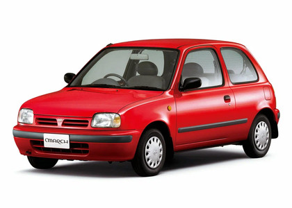 Ворсовые коврики на Nissan March (K11) 1992 - 2002 в Калуге