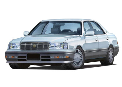 Ворсовые коврики на Toyota Crown (S150) 1995 - 2001 в Калуге