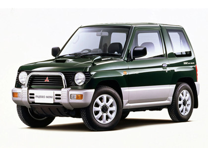 Ворсовые коврики на Mitsubishi Pajero Mini I 1994 - 1998 в Калуге