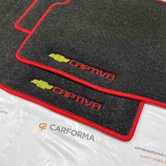 Ворсовые коврики на Chevrolet Captiva 2006&nbsp;-&nbsp;2016 в Калуге