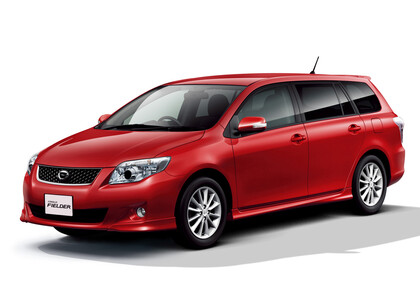 Ворсовые коврики на Toyota Corolla Fielder (E14) 2006 - 2012 в Калуге