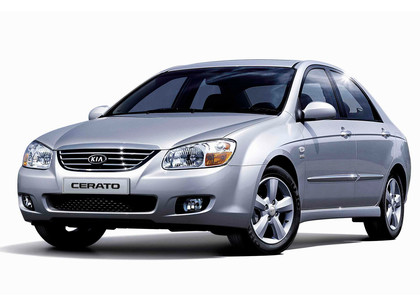 Ворсовые коврики на KIA Cerato I 2004 - 2008 в Калуге