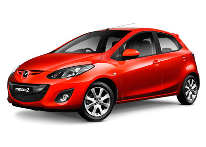 Ворсовые коврики на Mazda 2 2007 - 2015 в Калуге
