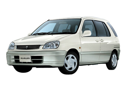 Ворсовые коврики на Toyota Raum I 1997 - 2003 в Калуге
