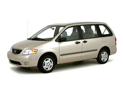 Ворсовые коврики на Mazda MPV II 1999 - 2006 в Калуге