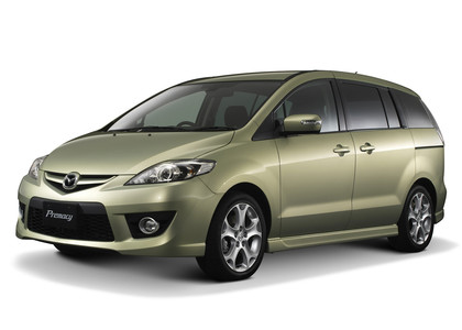 Ворсовые коврики на Mazda Premacy II 2005 - 2010 в Калуге
