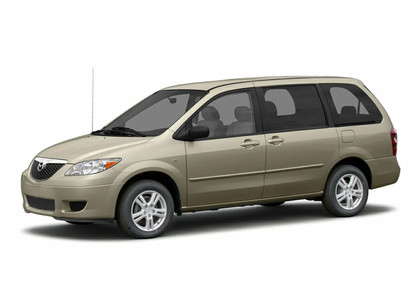 Ворсовые коврики на Mazda MPV II 1999 - 2006 в Калуге